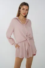 Шорты Alexandra Talalay облегченные AS-h008 жемчужно-розовые