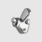 Кран с кнопкой, изливом для питьевого фонтана латунь NOFER 10008.B глянцевый