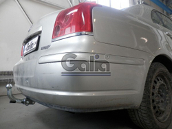 Фаркоп оцинкованный Galia T066C для Toyota Avensis седан/лифтбек 2003-2009(паспорт и сертификат в комплекте)(без электрики)