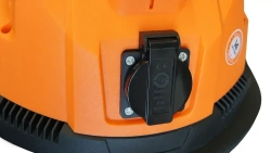 Пылесос строительный 1700Вт, объем бака 20л, поток воздуха 40 л/с, функции Сухая уборка/ Сбор жидкости/ Выдувсамоочистка, шланг 3м, синхронизация розетки 2кВт Sturm!