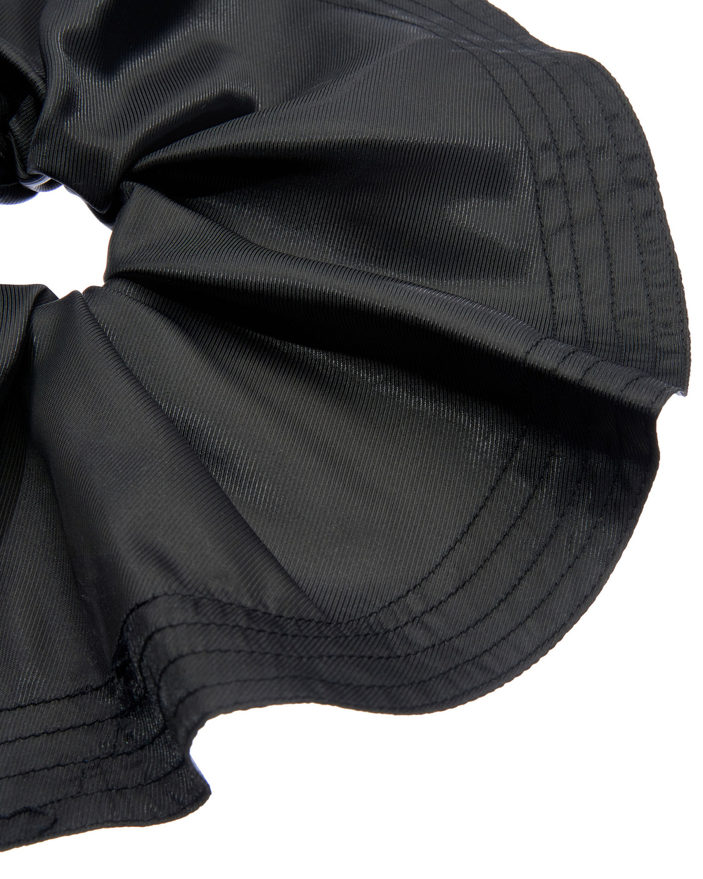 Широкая резинка для волос, черная