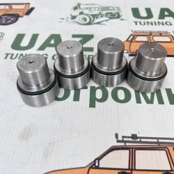 Комплект шкворней поворотного кулака УАЗ на подшипнике, мост Тимкен ("колхозный"), Редукторный (военный)