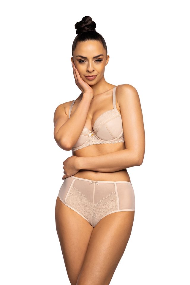 Кружевные трусики-слип Letika в бежевом цвете