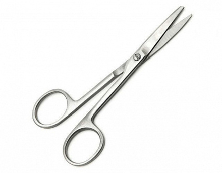 Ножницы (Ножницы с 1-м острым концом прямые, 160 мм) /Surgicon LTD/ J-22-014