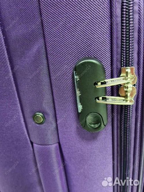 Чемодан большой(L) 4 колеса тканевый "4 Roads"