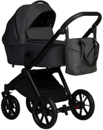 Детская коляска Indigo Solio 3 в 1 с автокреслом Avionaut Cosmo Beige So05 т.серый