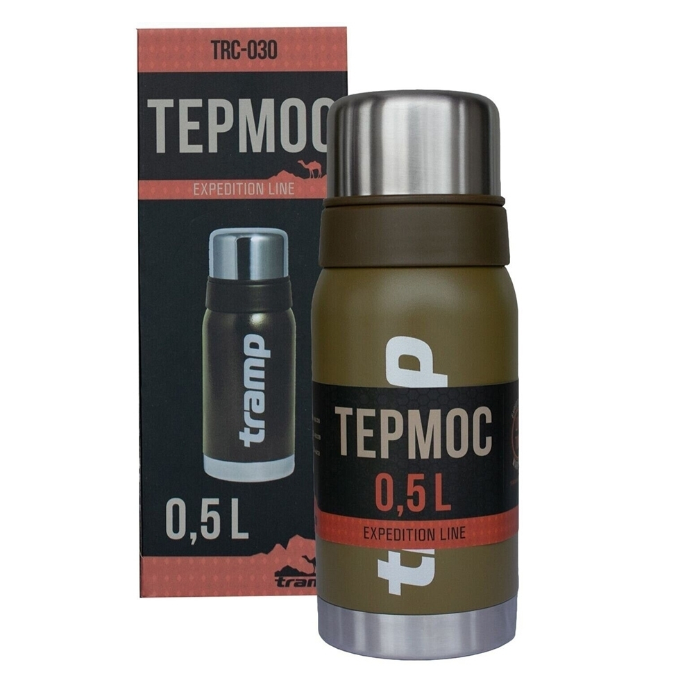 Tramp Термос Expedition line 0.5 л, TRC-030, оливковый