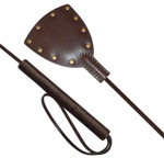 Коричневый стек Готика с петлёй и клёпками - 67 см. (Цвет: коричневый)