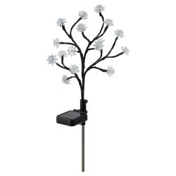 Светильник уличный ЭРА ERASF22-60 на солнечной батарее садовый Сакура 32 см | Садовые декоративные светильники
