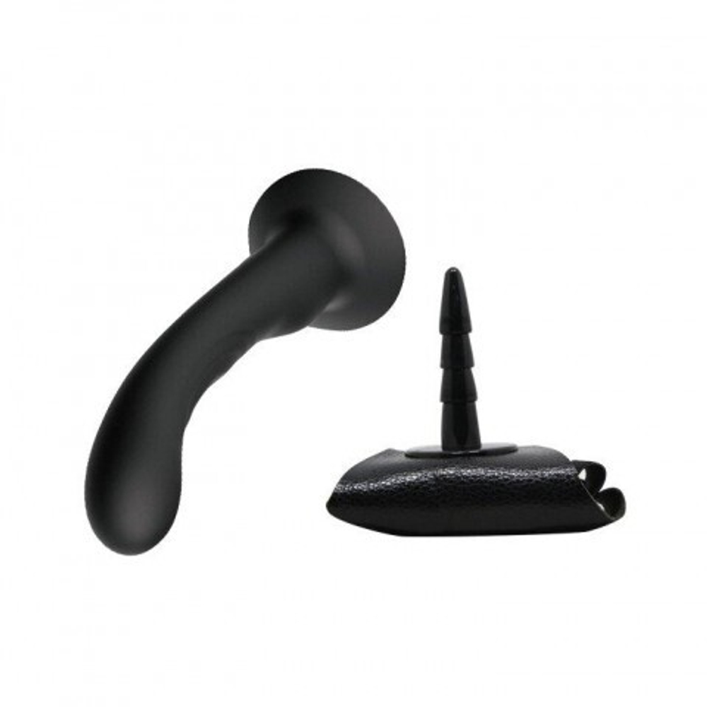 Страпон на трусиках Ultra Passionate Harness (15,8×3,8 см) черный