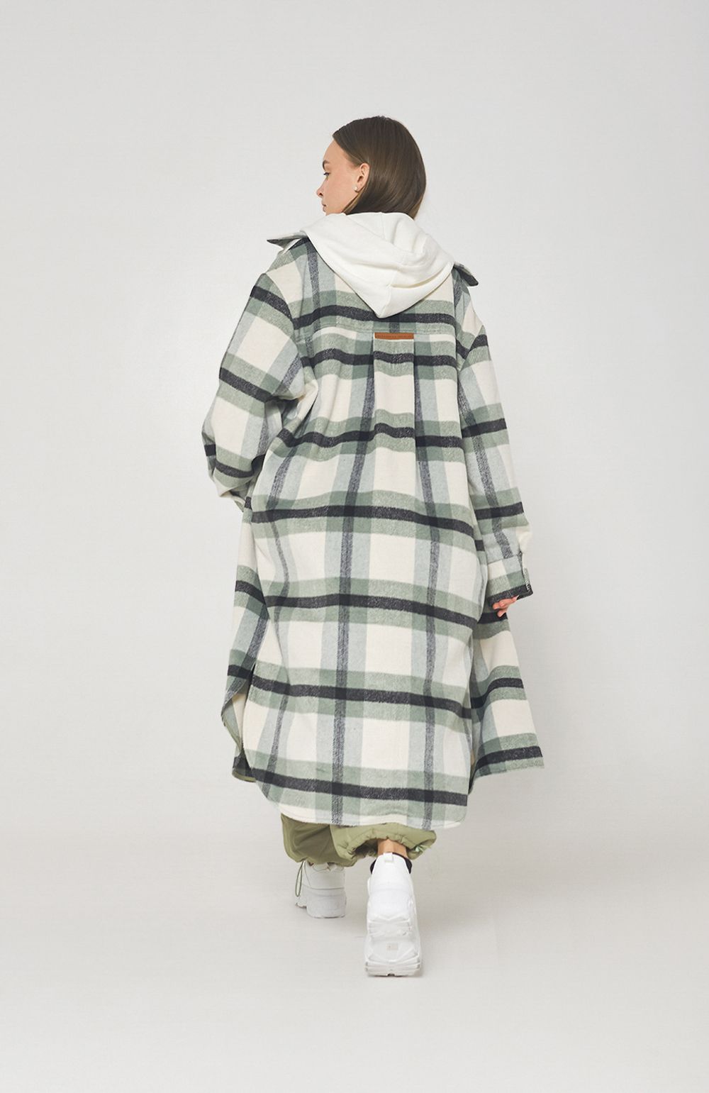 Пальто-Рубашка Alexandra Talalay AC008 зеленое