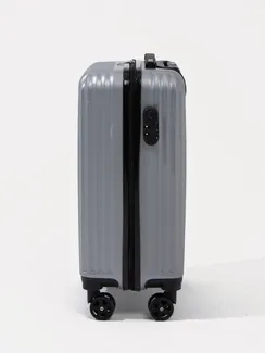 Чемодан маленький 20", кодовый замок, цвет серебряный