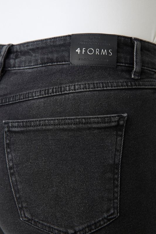 Джинсы Mom fit, черный