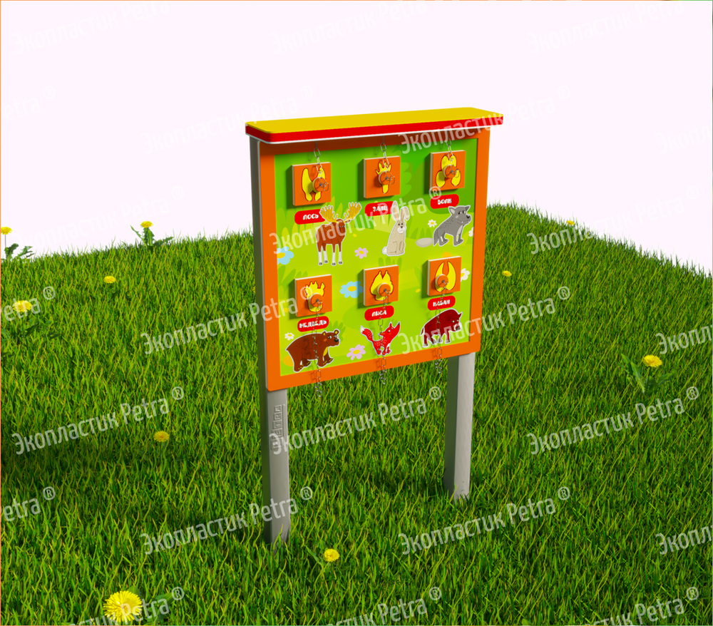 Уличный модуль вертикальный из экопластика