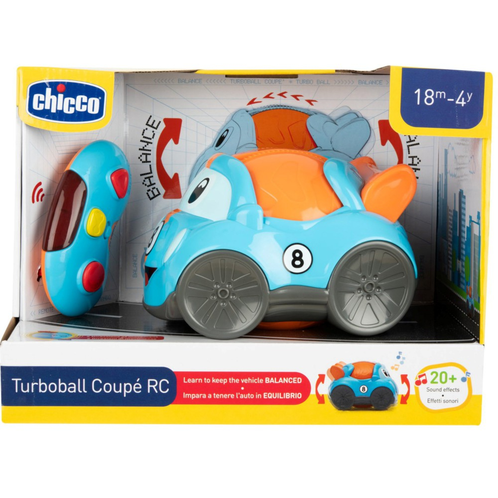 Chicco - Turbo Team - Радиоуправляемая машина Kula Coupe RC Интерактивная 11011