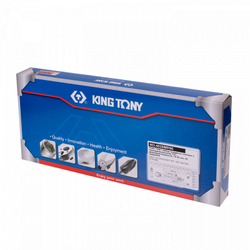 KING TONY (4028MR90) Набор торцевых головок с принадлежностями 1/2", 12-гранные, 10-32 мм, 23 предмета
