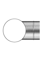 Тройник TRG D200 с выходом D160 оцинк.сталь ERA PRO