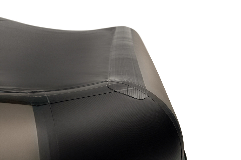 Броня-280 М хаки-черный (лодка ПВХ с усилением)