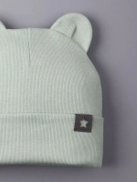Шапка детская с ушками на осень