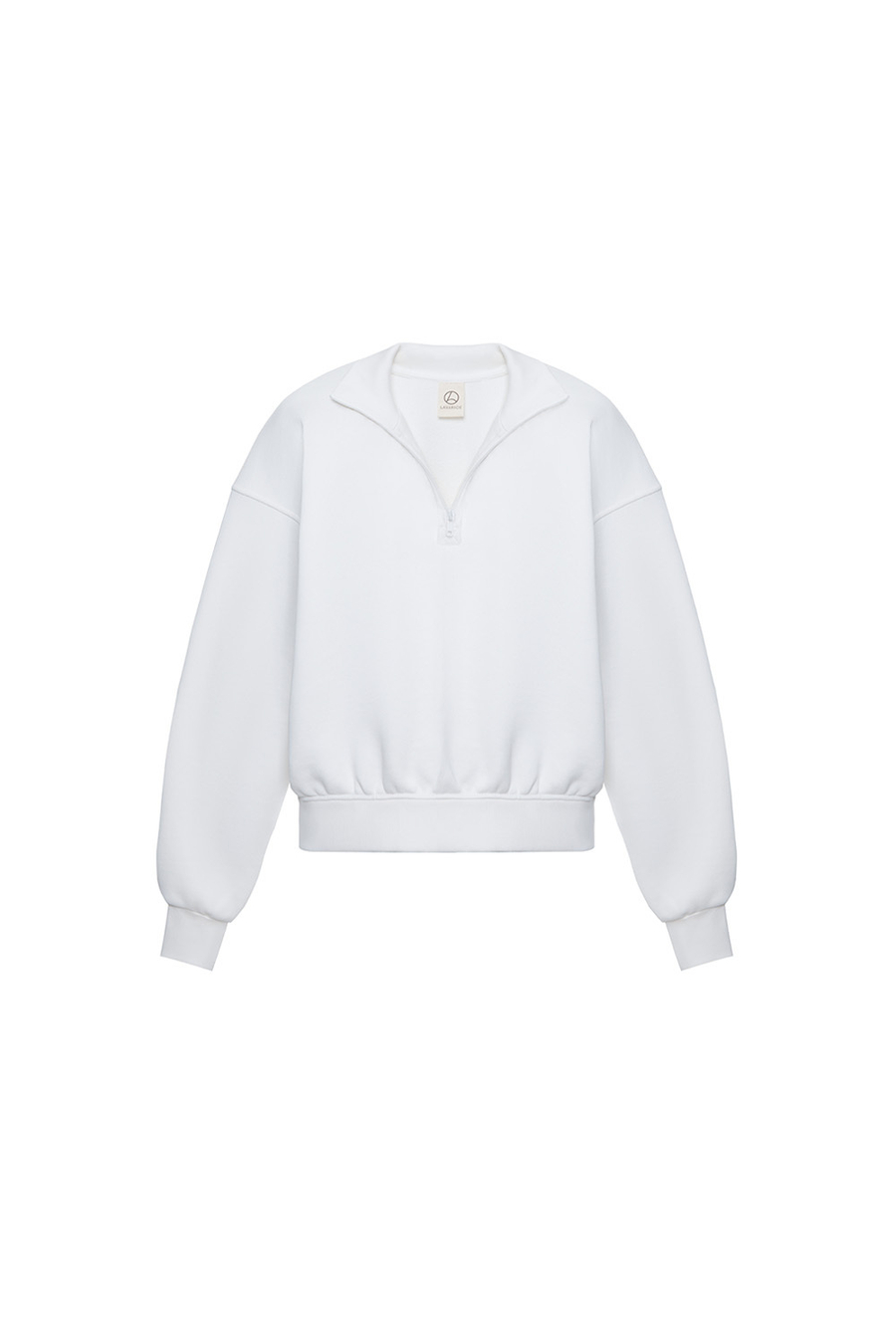 Свитшот на короткой молнии Белый