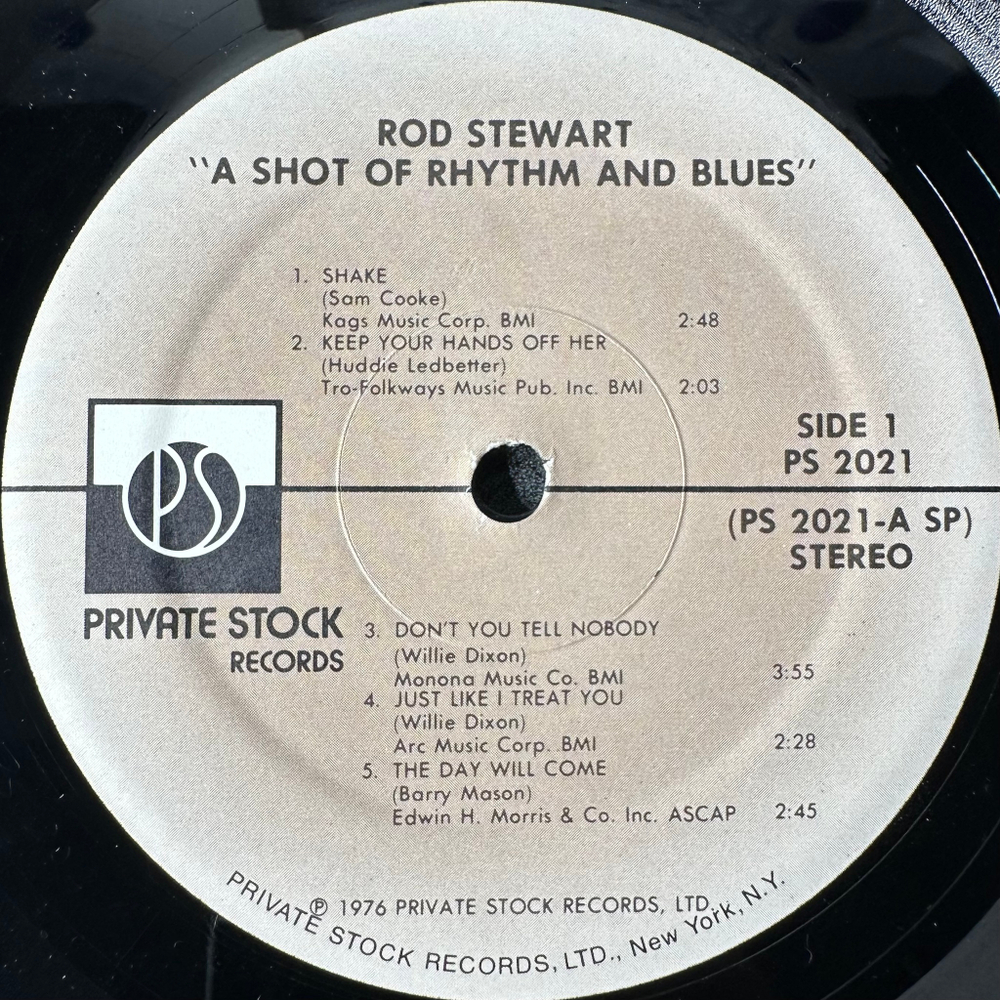 Rod Stewart ‎– A Shot Of Rhythm And Blues (США 1976г.)