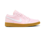 Кроссовки Jordan Air Jordan 1 Low "Pink Gum" (Женская размерная сетка)
