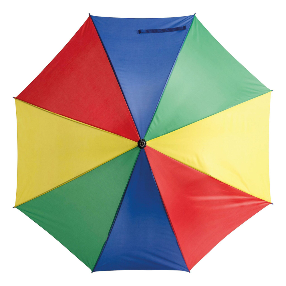 Зонтик- трость DISCO & DANCE Белый/Синий