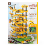 Набор "Паркинг" парковка многоуровневая, 82 дет., в комп. машинки, вертолет, свет/звук. эффекты,