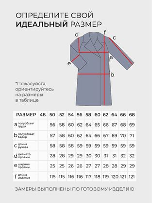 Цена на Пальто-2474 больших размеров