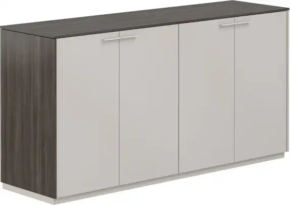 NZ-0314+NZ-0314.BT.GS / Шкаф низкий - 2шт., обвязка BT, фасады GS / 1624х450х832, обвязка BT, фасады GS