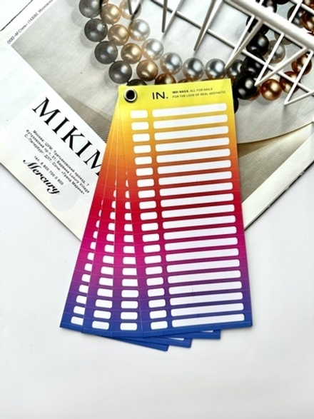 Наклейки для типс в блокноте IBDI NAILS №05