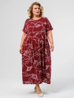 Платье женское "Маки"