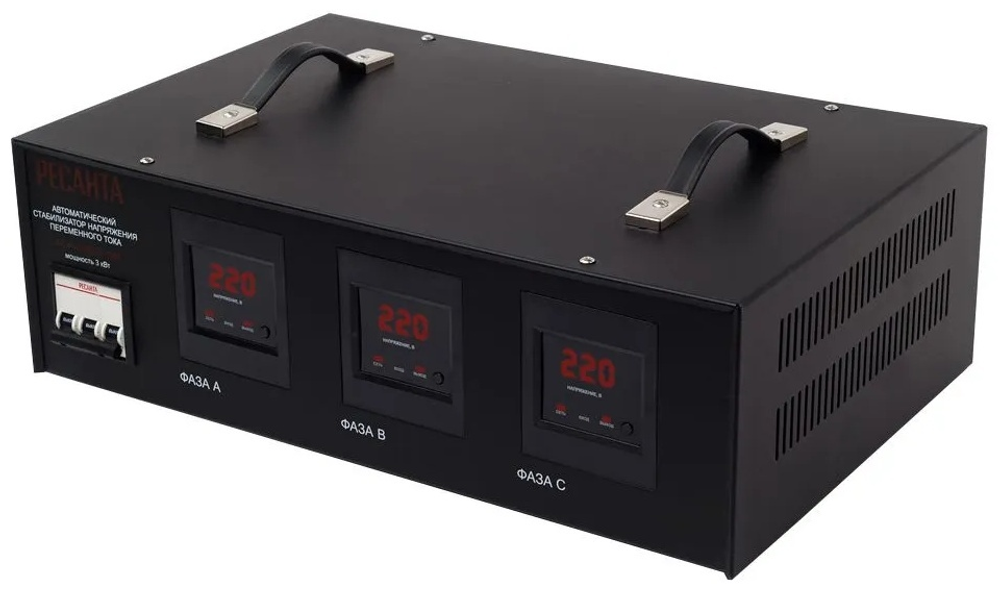 Стабилизатор напряжения Ресанта ACH-3000/3-ЭМ