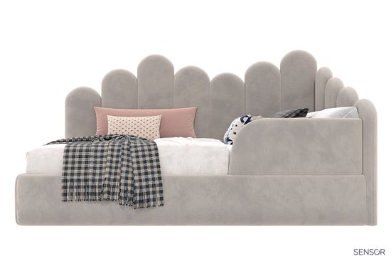 Кровать угловая Бамбини kids - разноуровневая