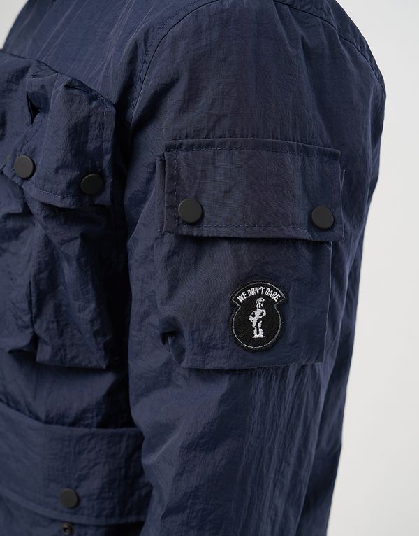 Куртка We Don’t Care Swiss M70 Crinkle Nylon Jacket Navy - фото 7