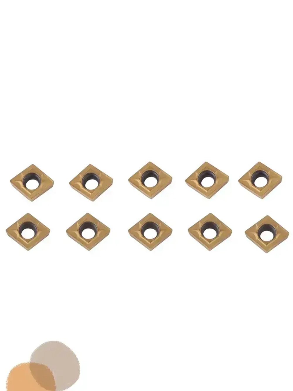 10шт Твердосплавных наконечников с ЧПУ, режущие пластины для токарного станка, токарный инструмент с коробкой