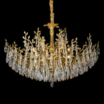 Citilux RITZ CL310122 Люстра хрустальная подвесная Золото