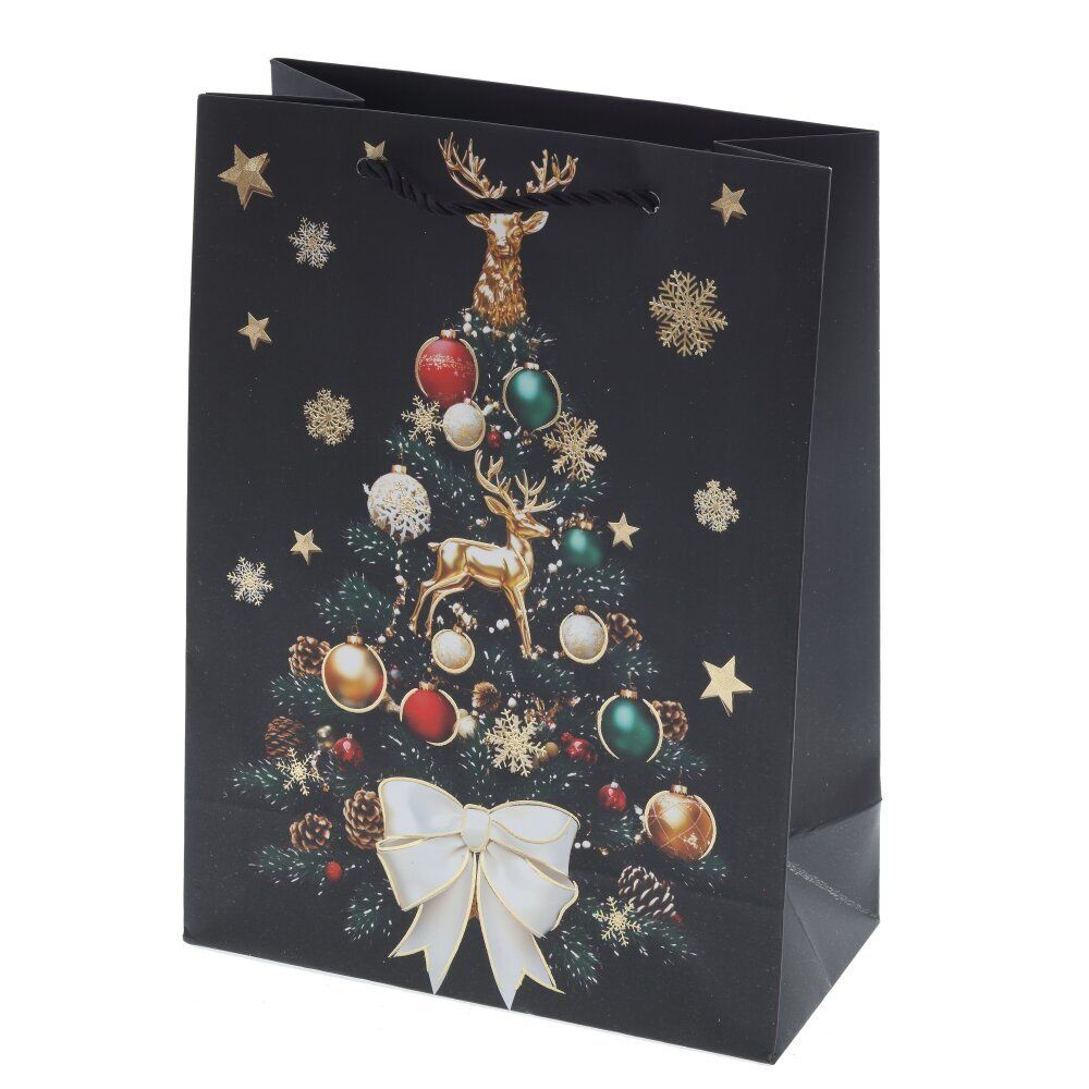 GAEM Пакет подарочный (бумага 210г/м2, блок 12шт), L18 W8,5 H24 см, 4в.