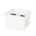 Кашпо на перила 290х200мм малое (белый)