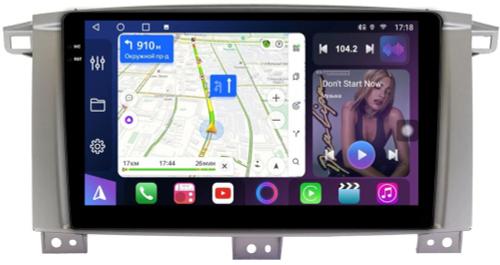 Магнитола для Toyota Land Cruiser 105 1998-2007 - FarCar S500-TS10 монитор 9.5" QLED на Android 14, Быстрая, CarPlay, 4G SIM-слот