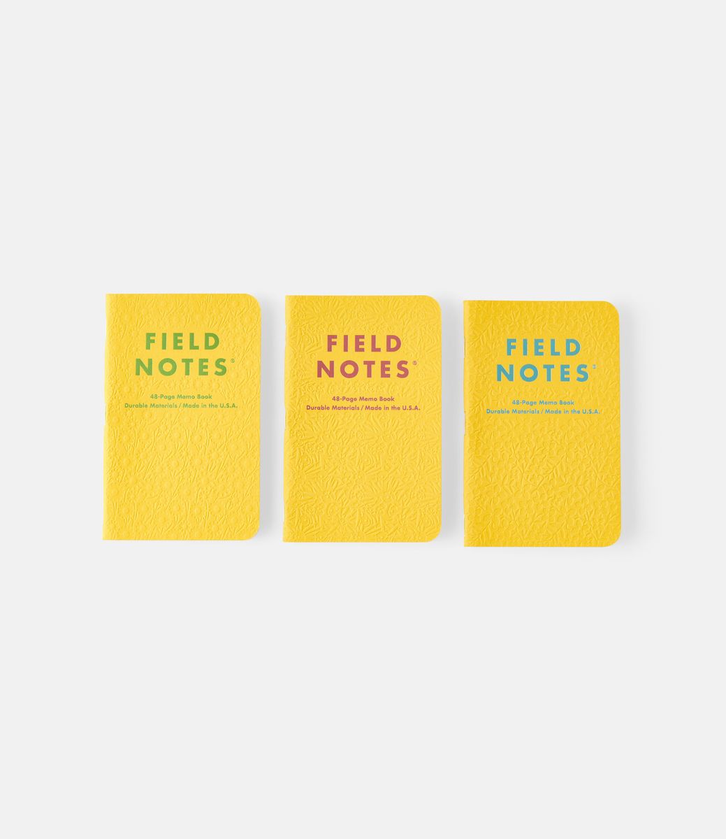 Field Notes Signs of Spring — набор блокнотов в точечную сетку