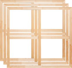 Глухой подрамник 85x95 см. (с крестовиной) сеч. 40х18 мм. (3 штуки)