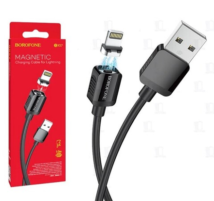 Кабель USB - Lightning BOROFONE BX57 магнитный 1м