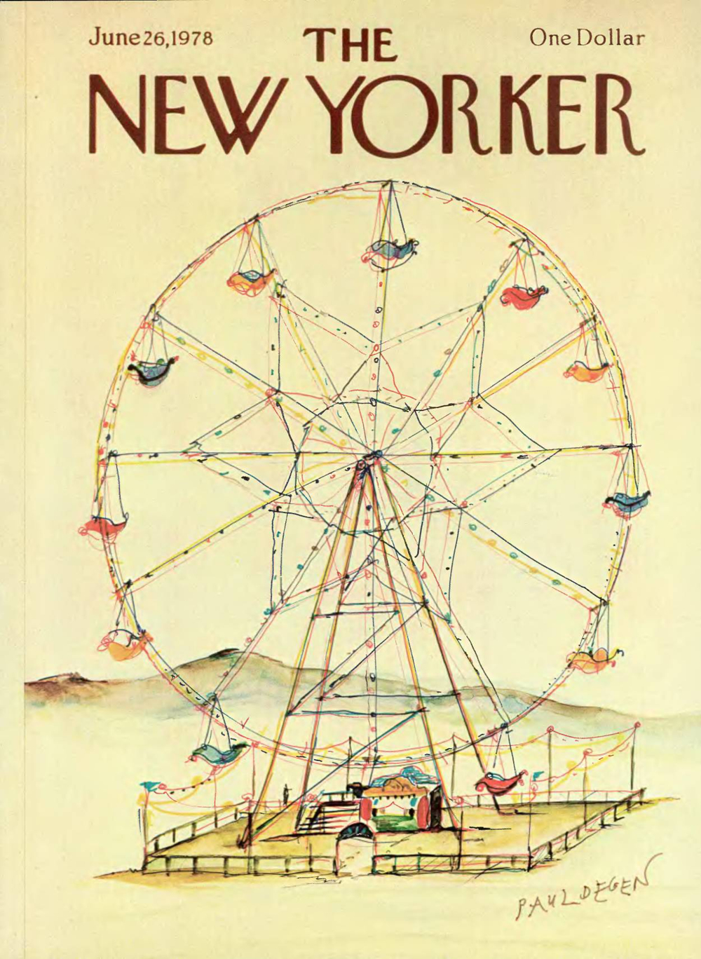 Журнал The New Yorker 26-06-1978, обложка