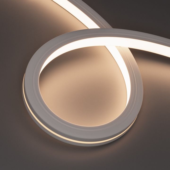 Светодиодная лента герметичная MOONLIGHT-TOP-X280-20x20mm 24V Warm3500 (10 W/m, IP67, 15m, wire x1) Arlight 044349