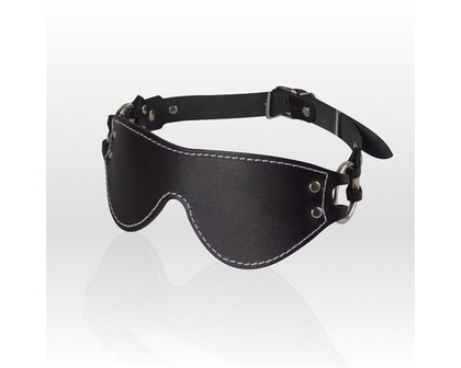 Маска на глаза из кожи с велюровой подкладкой