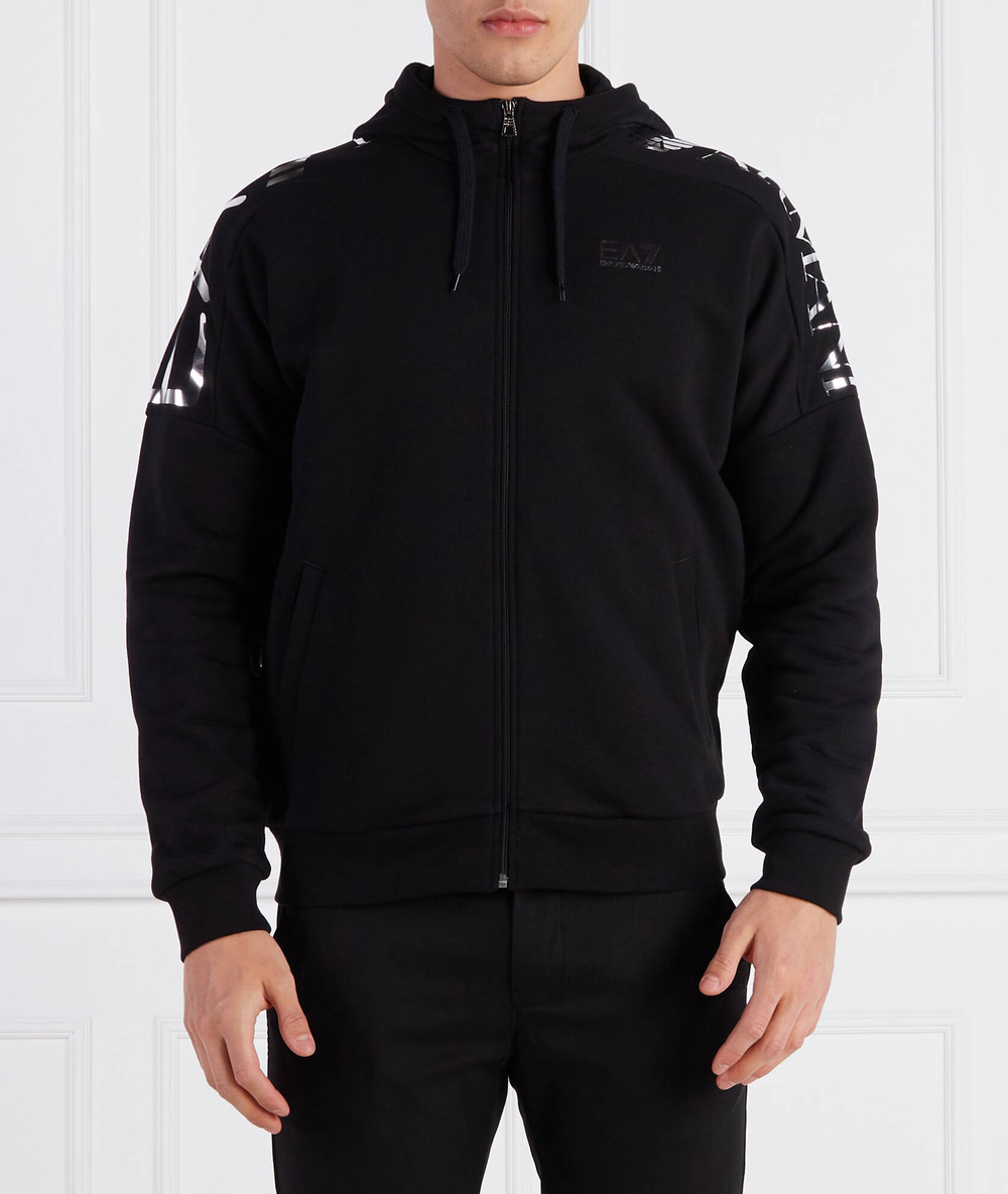 Худи EA7 - черный(6RPM24 PJHLZ)
