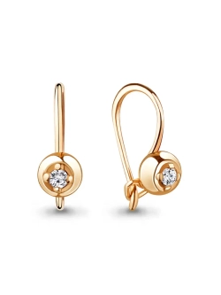 Детские серьги из золота 585 пробы