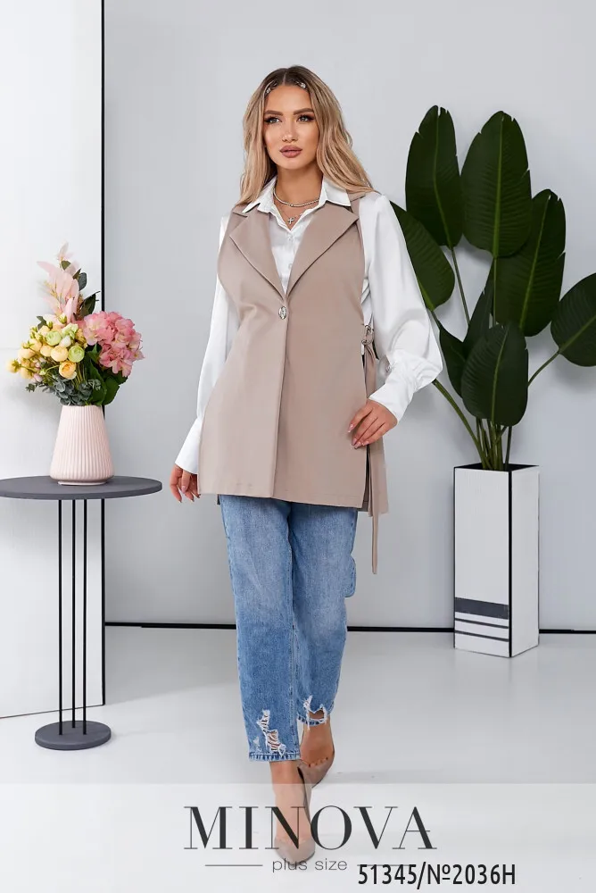 Жилет 2036Н-капучино Minova