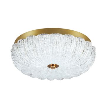 Потолочный светильник 36W 3000-6500K 7719/36L прозрачный/золотой D300 пульт ДУ PIKO Tesoro Sonex